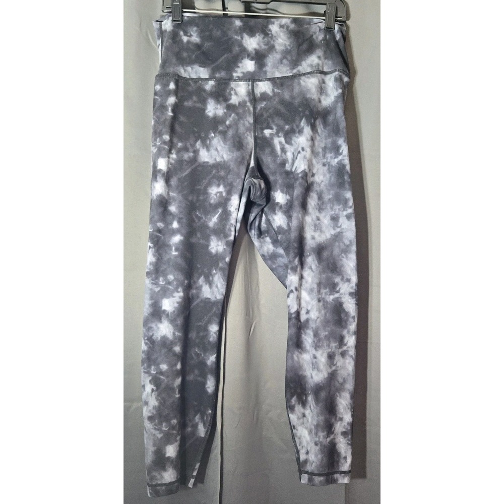 Velocity Women's NO SWEAT High Rise Ankle Length Tru Dry Pants Marble Blk Wht 1X